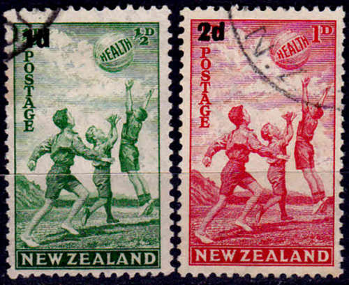 NEW ZEALAND 1939, 16 Oct. NOT ISSUED STAMPS SURCHARGED, set, UH, CV +/-R 235.00, view scans