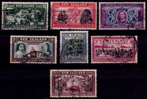 NEW ZEALAND 1940, 2 Jan. 100th ANNIV PROCLAMATION, set, UH, CV +/-R 520.00, view scans