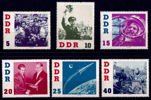 GERMANY DDR 1961, 11 Dec. TITOV`S VISIT TO DDR, set, MNH, CV +/-R 220.00 view scans