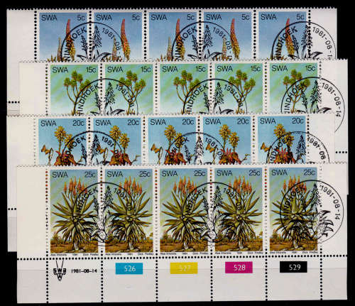 SWA 1981, 14 Aug. ALOES, set, controls, CTO, CV R ?? view scans