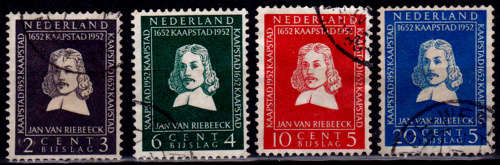 NETHERLANDS 1952, 1 March. JANVAN RIEBEECK, set, UH, CV +/-R 290.00 view scans