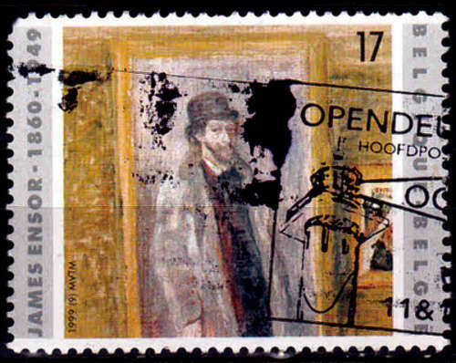 BELGIUM 1999, 16 May. 50th ANNIV DEATH of JAMES ENSOR, single, UNH, CV +/-R 13.00 view scans