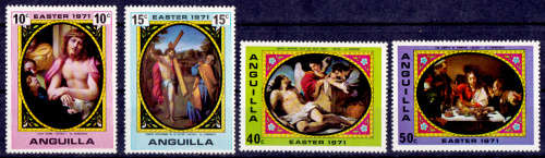 ANGUILLA 1971, 29 March. Easter Paintings, set, MH, CV+/-R 30.00 view scans
