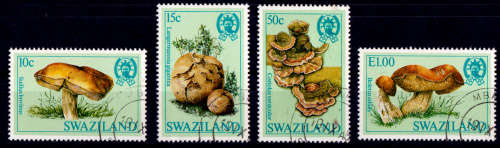 SWAZILAND 1984, 19 Sept. Mushrooms, set, UNH, CV+/-R 75.00 view scans