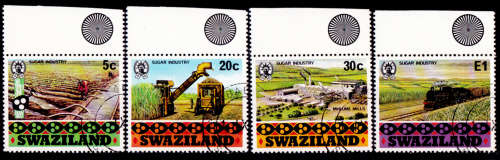 SWAZILAND 1982, 1 Sept. Sugar Industry, set,UNH, CV +/-R  65.00 view scans