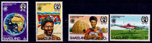 SWAZILAND 1983, 14 March. Commonwealth Day, set, MNH, CV +/-R 50.00 view scans