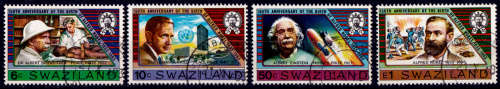 SWAZILAND 1983, 21 Oct. 150th Anniv Birth of Alfred Nobel, set, UNH, CV +/-R 75.00 view scans