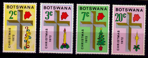 BOTSWANA 1972, 6 Nov. Christmas, set, MH, CV +/-R 27.00 view scans
