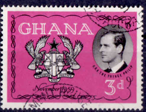 GHANA 1959, 24 Nov. Visit of the Duke of Edinburgh, single, UNH, CV +/-R 5.00 view scans