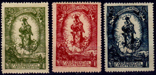 LIECHTENSTEIN 1920, 5 Oct, 80th Anniv birth Prince Johann II, set, MH, CV +/-R 120.00 view scans