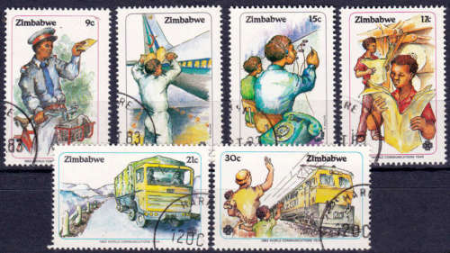 ZIMBABWE 1983, 12 Oct. World Communications Year, set, UNH, CV +/- R 49.00 view scans