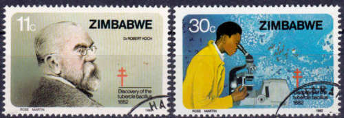 ZIMBABWE 1982, 17 Nov. 100th ANNIV DISCOVERY TB, set, UNH, CV +/-R 50.00 view scans