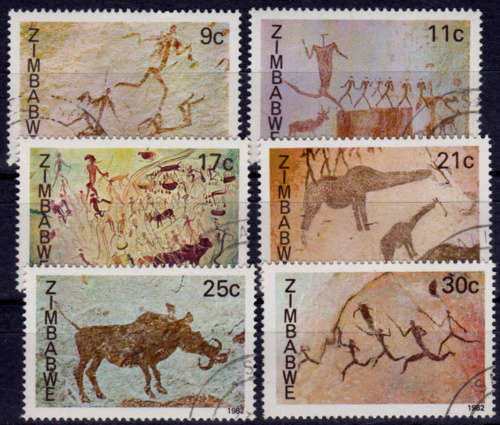 ZIMBABWE 1982, 17 March. Rock Paintings, set, UNH, CV +/-R 147.00 view scans