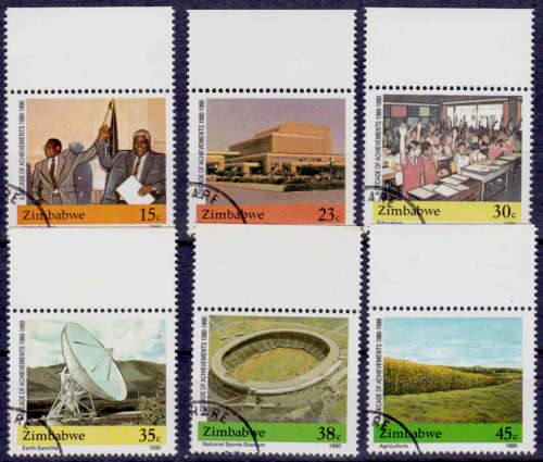 ZIMBABWE 1990. 17 April. 10th Anniv Independence, set, UNH, CV +/-R 72.00 view scans