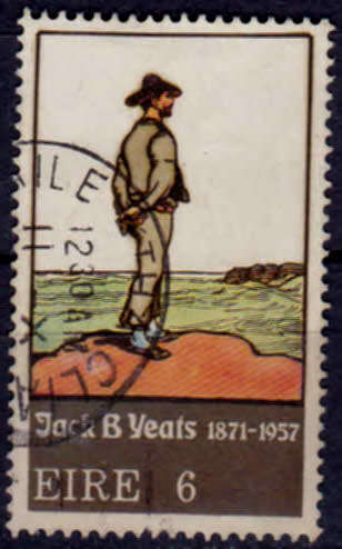 IRELAND 1971, 30 Aug. 100th ANNIV BIRTH of JACK B YEATS, single, UH, CV +/- R 15.00 view scans