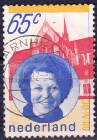 NETHERLANDS 1981, 6 Jan. Queen Beatrix, single, UH, CV +/- R 5.00 view scans