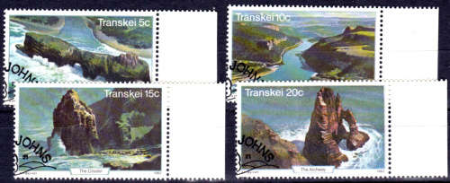 TRANSKEI 1980, 29 Oct. Tourism, set, UNH, CV R 10.00 view scans
