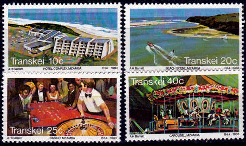 TRANSKEI 1983, 25 May. Tourism Wildcoast Hotel Complex, set, MNH, CV R 10.00 view scans