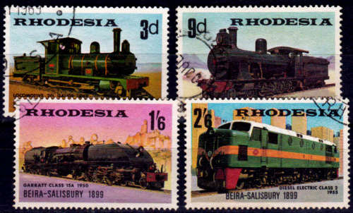 RHODESIA 1969, 22 May. 70th ANNIV OPENING BEIRA-SALISBURY, set, UNH, CV R 120.50, view scans