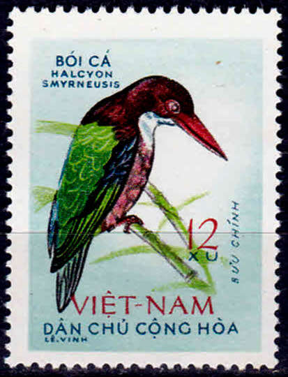 NORTH VIETNAM 1963, 15 Oct. Birds, set, MH, CV +/-R 500.00 view scans