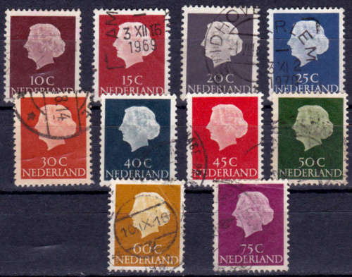 NETHERLANDS 1953, Queen Juliana, set, UNH, CV+/- R 45.00 view scans