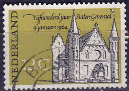 NETHERLANDS 1964, 9 Jan. 500th Anniv of States General, single, UNH, CV+/- R 5.00 view scans