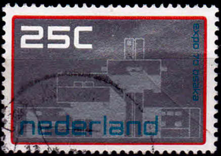 NETHERLANDS 1970, 10 March. EXPO `70, Osaka, single, UH, CV+/- R 5.00 view scans