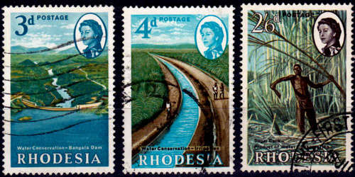 RHODESIA 1965, 19 July. Water Conservation, set, UH, CV R 69.50, view scans