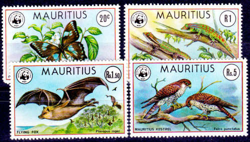 MAURITIUS 1978, 21 Sept. Global Conservation, set, MH, CV +/-R 440.00 view scans
