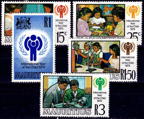 MAURITIUS 1979, 11 Oct. International Year of the Child, set, MH, CV +/-R 30.00 view scans