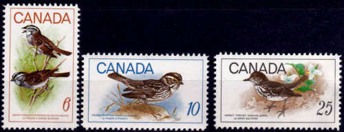 CANADA 1969, 23 July. Birds, set, MH, CV R 80.00 view scans
