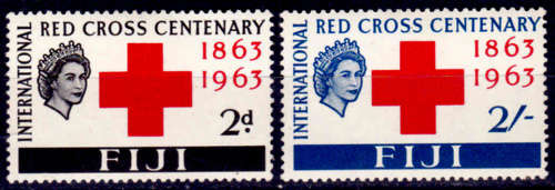 FIJI 1963, 2 Sept. 100th Anniv of the Red Cross, set, MH, CV +/-R 105.00 view scans
