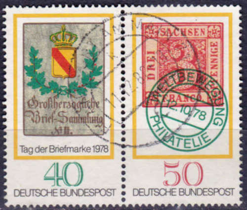 GERMANY 1978, 12 Oct. The Day of Stamps, set, UNH, CV+/- R 20.00 view scans