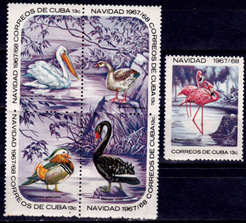 CUBA 1967, 20 Dec. BIRDS OF HAVANA ZOO - CHRISTMAS, set, MH, CV +/- R 140.00, view scans