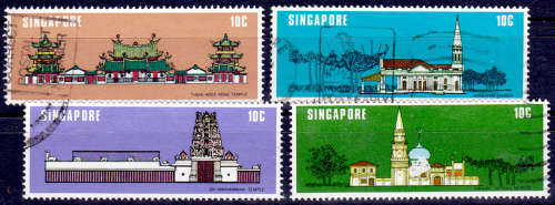 SINGAPORE 1978, 9 Aug. National Monuments, set, UNH, CV +/-R 40.00 view scans