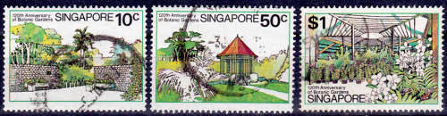 SINGAPORE 1979, 15 Dec. 120th Anniv of Botanical Gardens, set, UH, CV +/-R 55.00 view scans