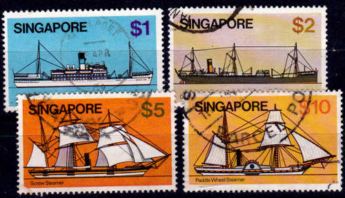 SINGAPORE 1980, 5 April. Ships, set, UNH, CV +/-R 145.00 view scans