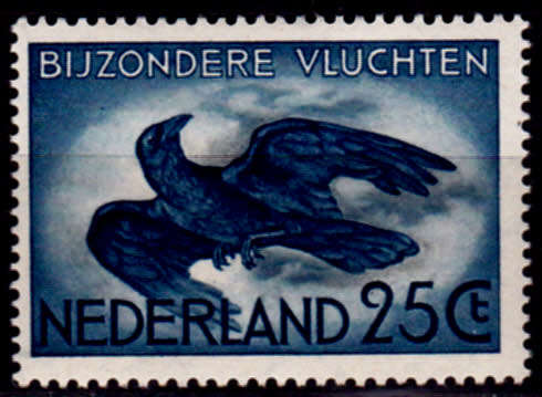 NETHERLANDS 1953, 9 Sept. Birds, New Value - Airmail, single, MH, CV+/- R 76.00, view scans