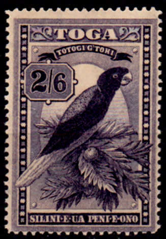 TONGA 1897 -1934 Coat of Arms and Local Motifs - Bird part of set, MNH, CV+/- R 1,600.00 view scans