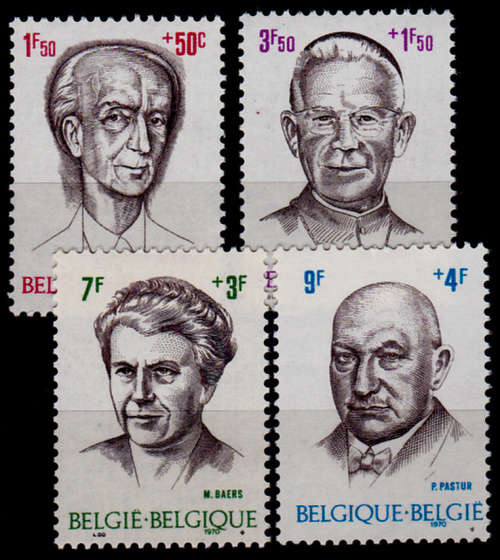 BELGIUM 1970, 14 Nov. Culture, set, MNH, CV+/- R 30.00 view scans