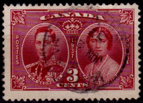 CANADA 1937, 10 May. Coronation of KGVI, single, UH, CV +/- R 15.00 view scans