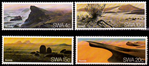 SWA 1977, 29 March. Namib Desert, set, MNH, CV R 10.00 view scans