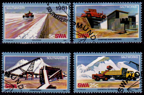 SWA 1981, 4 Dec. Salt Industry, set, UH, CV R 10.00 view scans