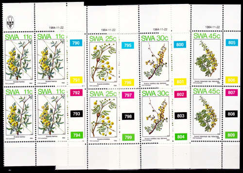 SWA 1984, 22 Nov. Spring in SWA, set controls, MNH, CV R 40.00 view scans