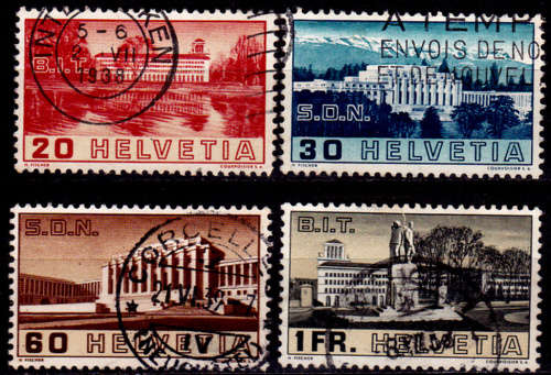 SWITZERLAND 1938, 2 May. International Labour Organization - ILO, set, UH, CV +/-R 340.00 view scans