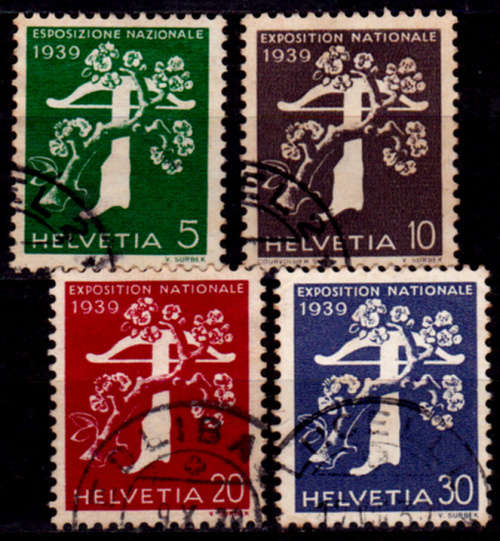 SWITZERLAND 1939, 6 May. National Philatelic Exhibition - Italian set, UH, CV +/-R 460.00 view scans
