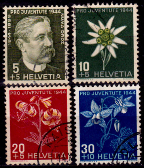 SWITZERLAND 1944, 1 Dec. Pro Juventute, set, UH, CV +/-R 220.00 view scans