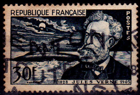 FRANCE 1955, 3 June. Jules Verne, single, UH, CV +/-R 150.00 view scans