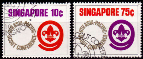 SINGAPORE 1974, 9 June. 9th Asia-Pacific Scout Conference, set, UNH, CV +/- R 60.00, view scans