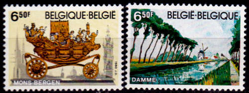 BELGIUM 1980, 17 May. Tourism, set, MNH, CV +/-R 20.00 view scans